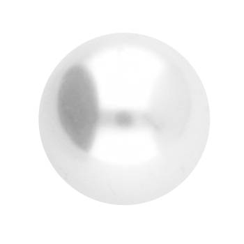 Schraubkugel synthetische Perle 1,2 mm 3,0 mm Weiss - WH