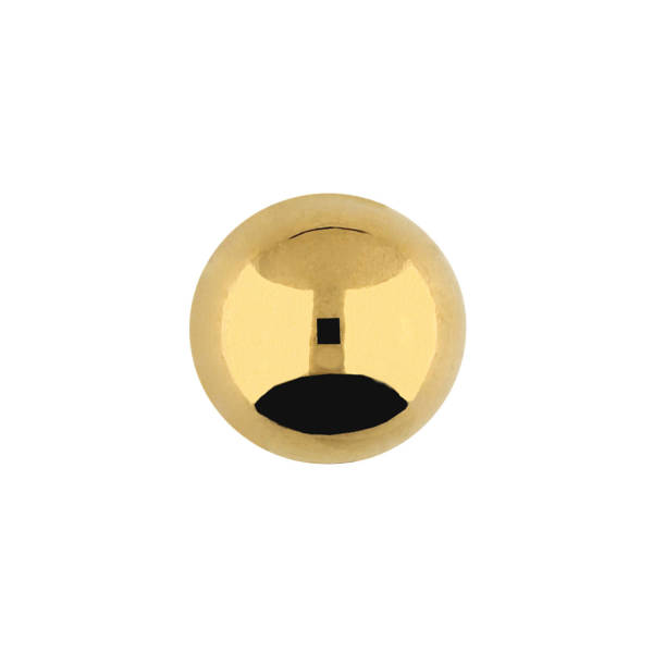 Schraubkugel 1,6 mm 3,0 mm Titan Goldfarben