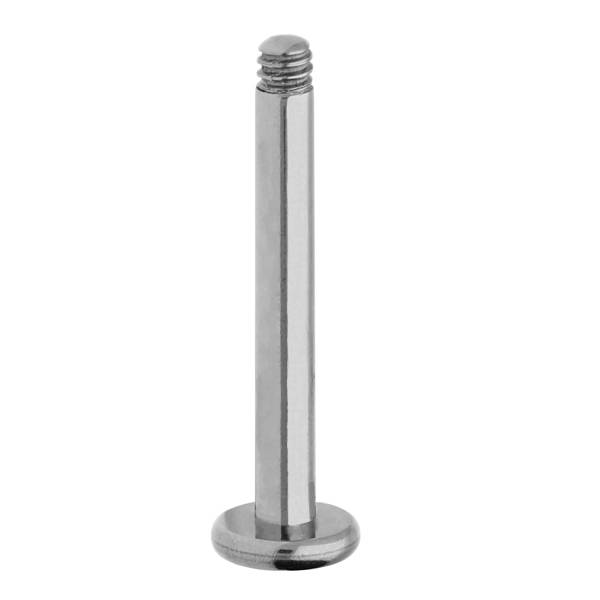 Labret 1,2 mm 8 mm Titan Silberfarben