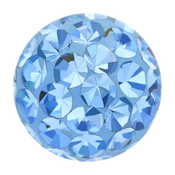 Schraubkugel Epoxy Multi Kristall 1,6 mm 5 mm Hellblau - LSB