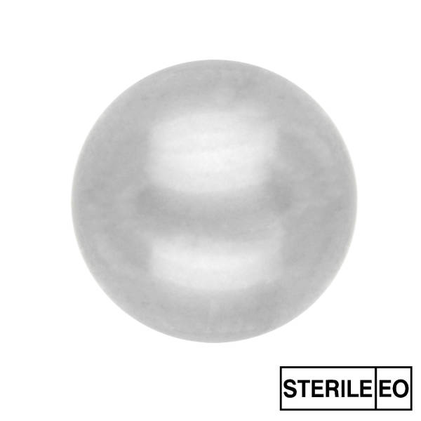 Schraubkugel steril 1,2 mm 2,5 mm Titan Silberfarben