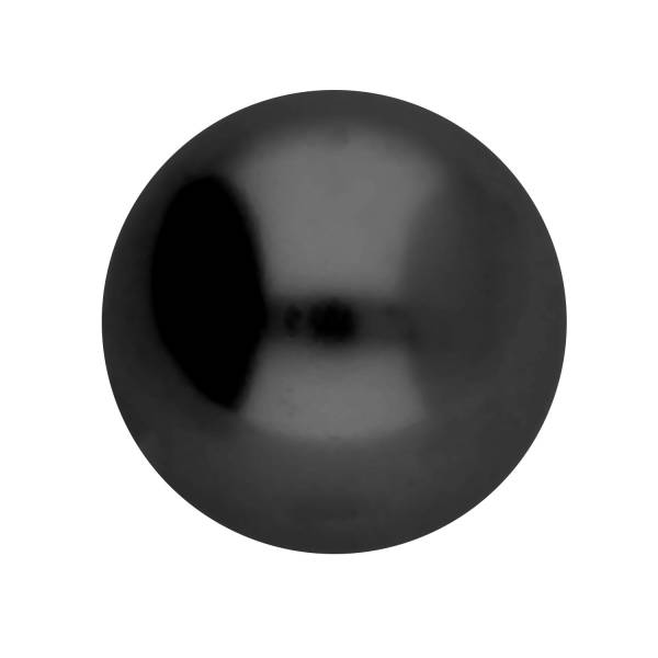 Schraubkugel Synthetische Perle 1,2 mm 3,0 mm Schwarz - BK