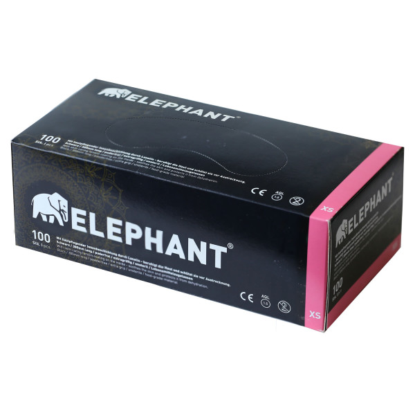 Elephant Handschuhe 100 Stück Schwarz XS