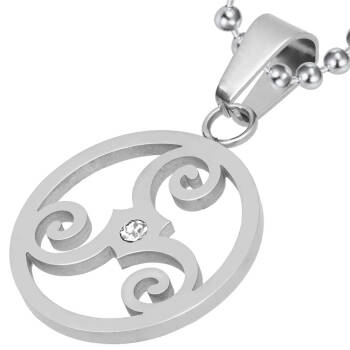 Kettenanhänger Triskele BDSM mit Kette