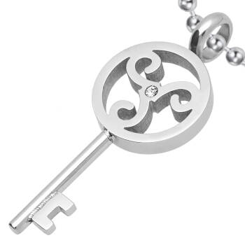 Kettenanhänger Schlüssel Triskele BDSM mit Kette