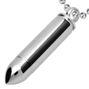 Kettenanhänger Patronenkugel