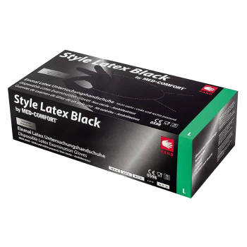 STYLE LATEX BLACK, Latex-Untersuchungshandschuh