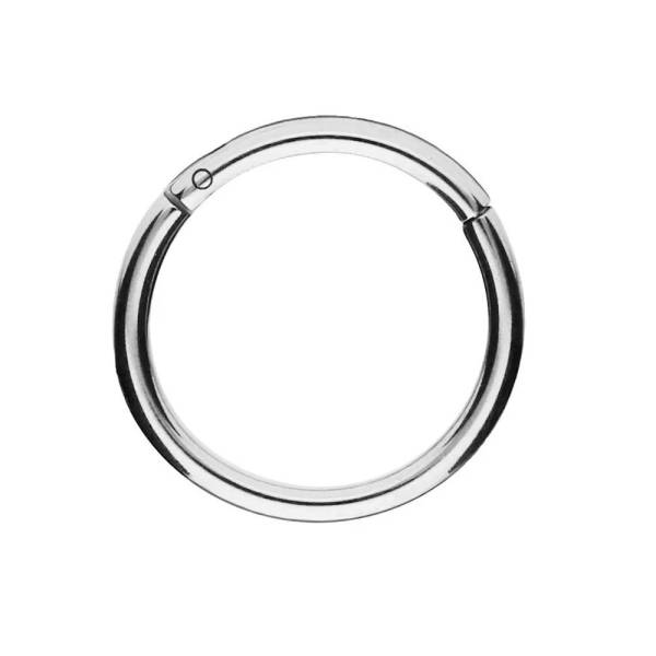 Segmentring Clicker 2.0 mm 14 mm Chirurgenstahl Silberfarben