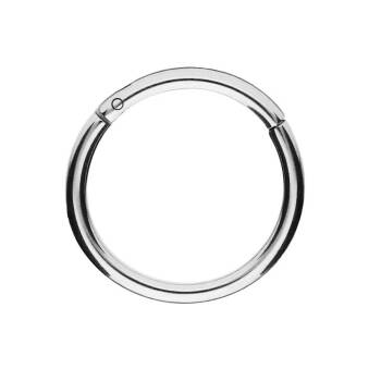 Segmentring Clicker 2.5 mm 10 mm Chirurgenstahl Silberfarben